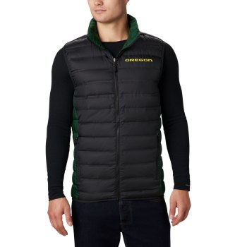 Columbia Collegiate Lake 22 Reversible - Oregon, Chaleco Negros Para Hombre | 798340-ARD